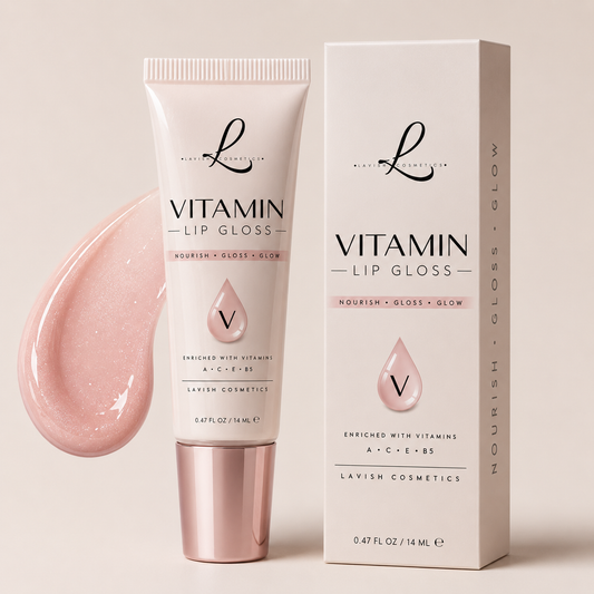 Lavish Cosmetics - Vitamin Lip Gloss with Vitamin A, C, E, & B5